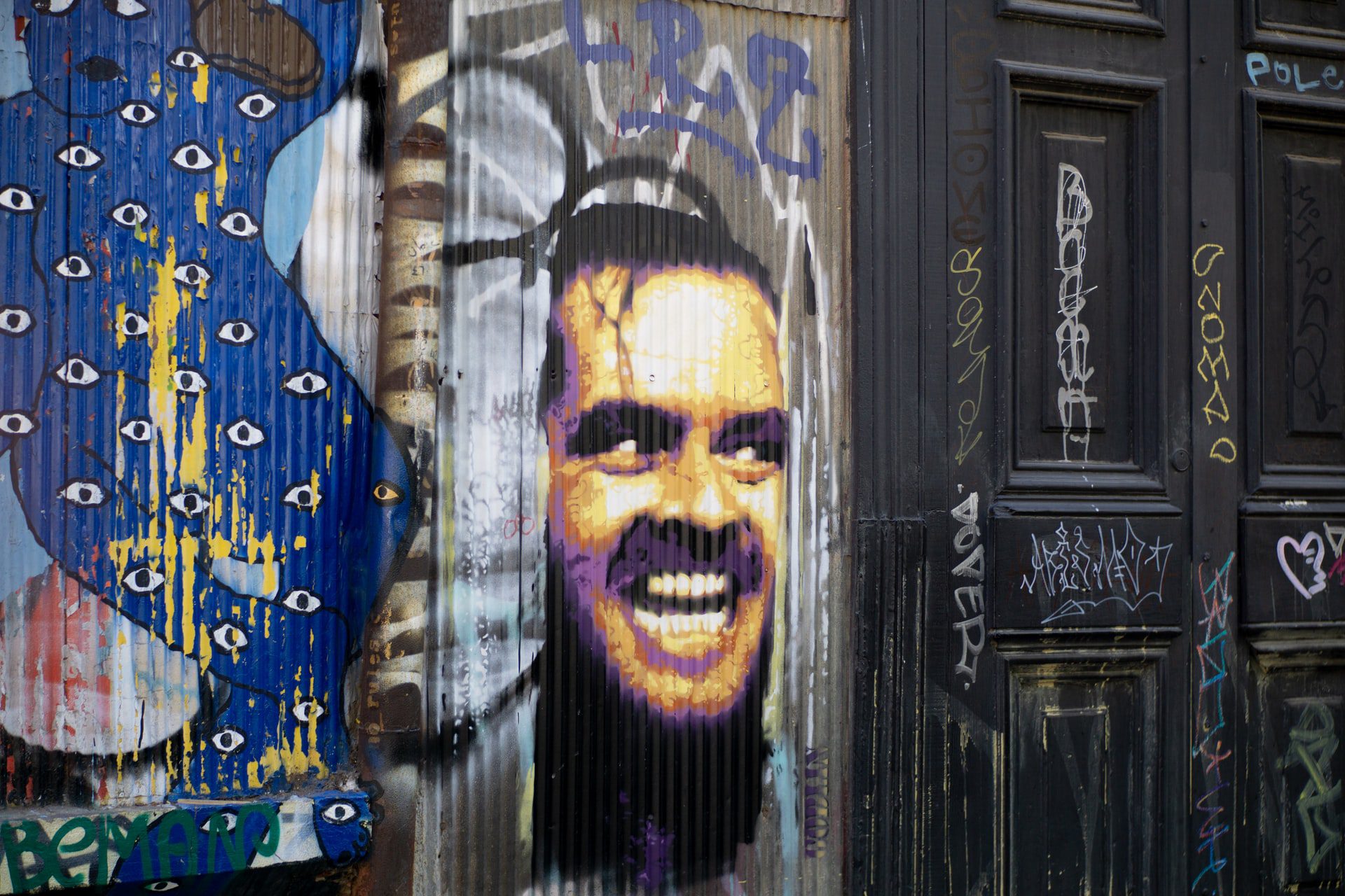 Graffiti art of Jack Nicholson from The Shining - Photo by Luis Villasmil on Unsplash