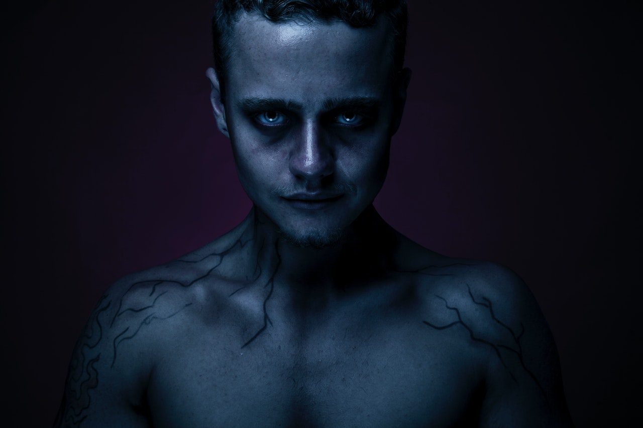 A picture of a young man as a dark villain - Photo by imustbedead at Pexels